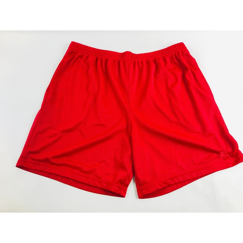 Star Shorts Men's Size XL (40-42) Red Athleticwear Pull On Pockets